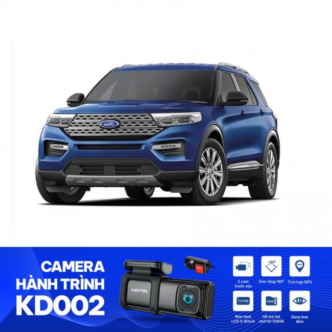 Lắp camera hành trình cho ô tô  Ford Explorer 2021 - KATA KD002